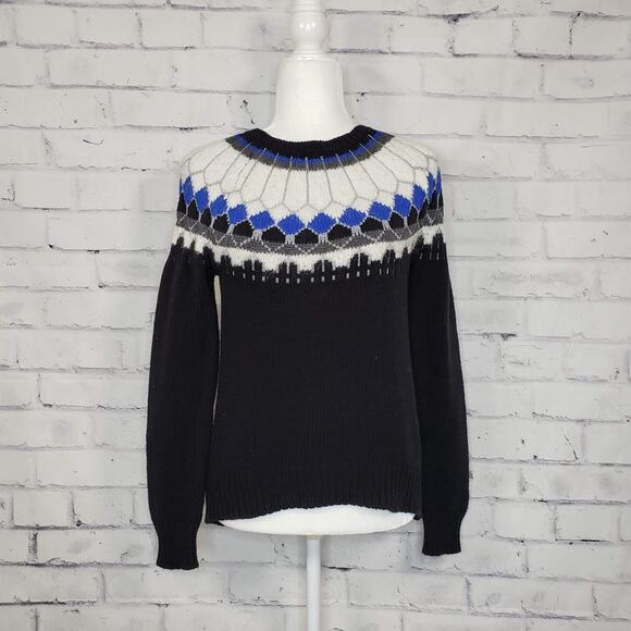 a.n.a. Black White and Blue Sweater size PS - Picture 2 of 8